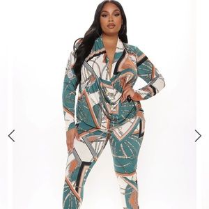 Chains 2 piece leggings set